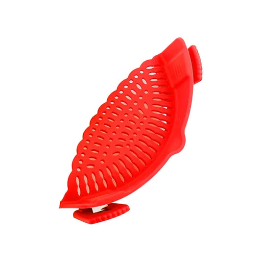 universal silicone clip on strainer